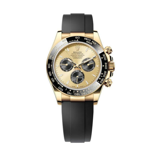 Rolex Daytona 126518LN Yellow Gold "Pikachu" Oysterflex full