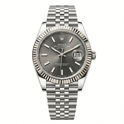 Rolex Datejust 41 126334 Oystersteel & White Gold "Slate"