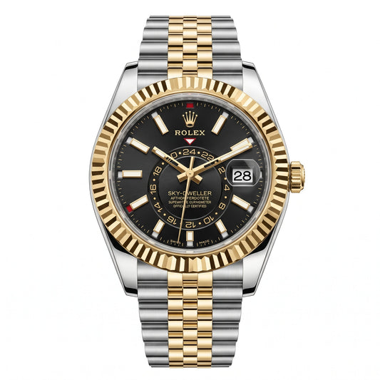 Rolex Sky-Dweller 336933 Oystersteel & Yellow Gold "Black Dial"