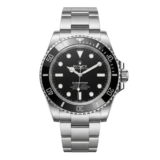 Rolex Submariner 124060 No-Date Oystersteel "Black"