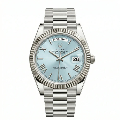 Rolex Day-Date 228236 Platinum Ice Blue